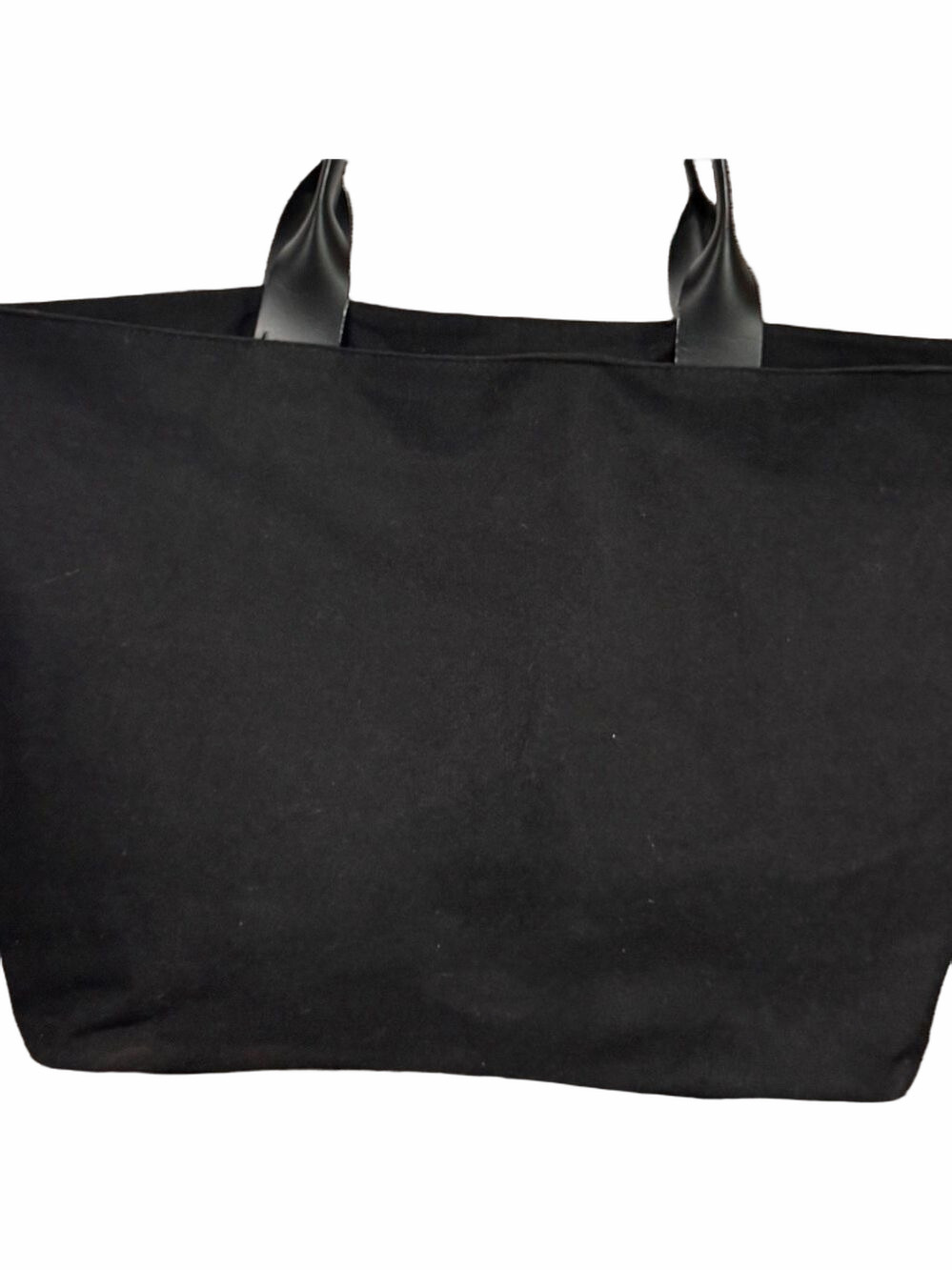 Victoria's Secret Black Metallic Logo Stripe Tote Bag - Picture 5 of 13